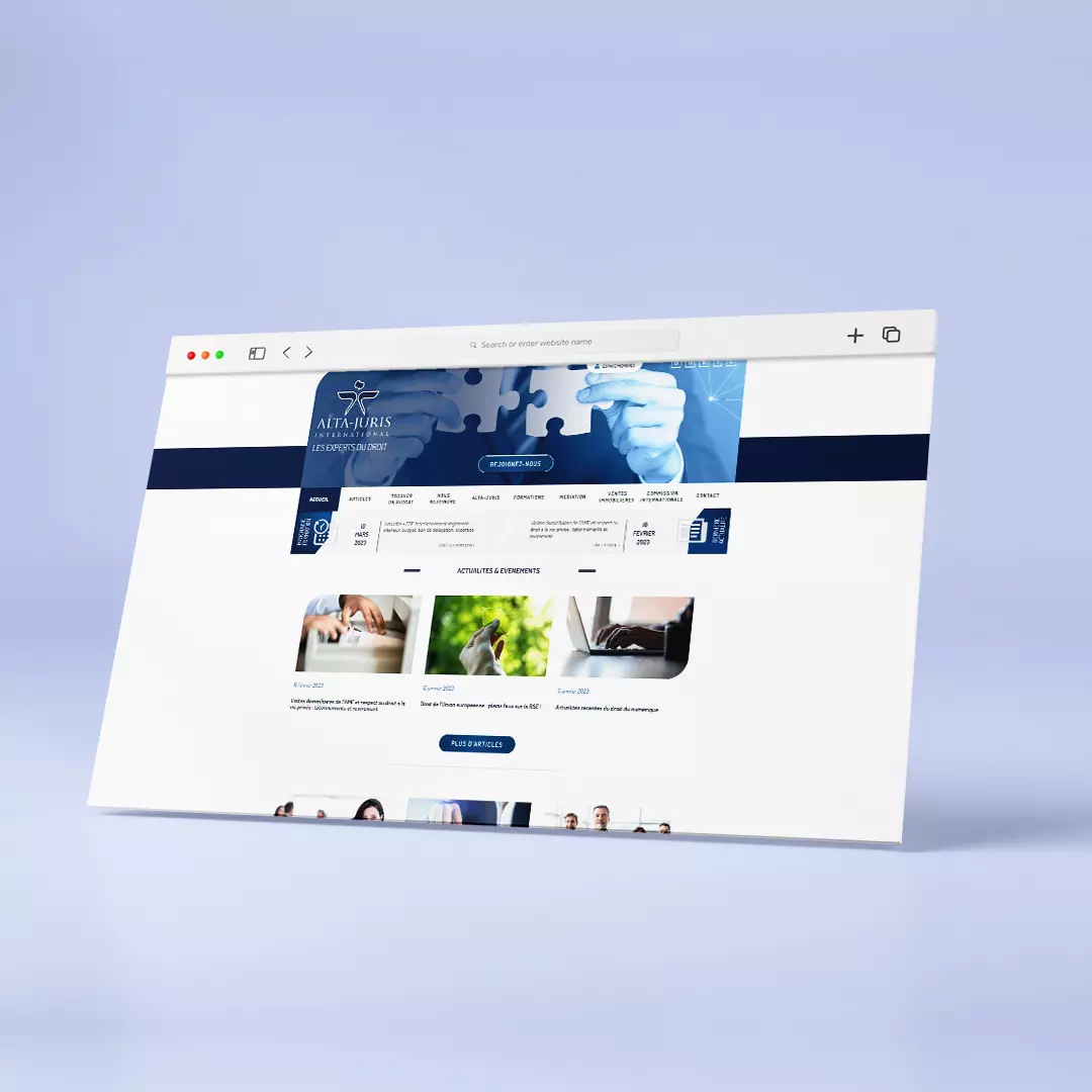 Site internet Alta-Juris