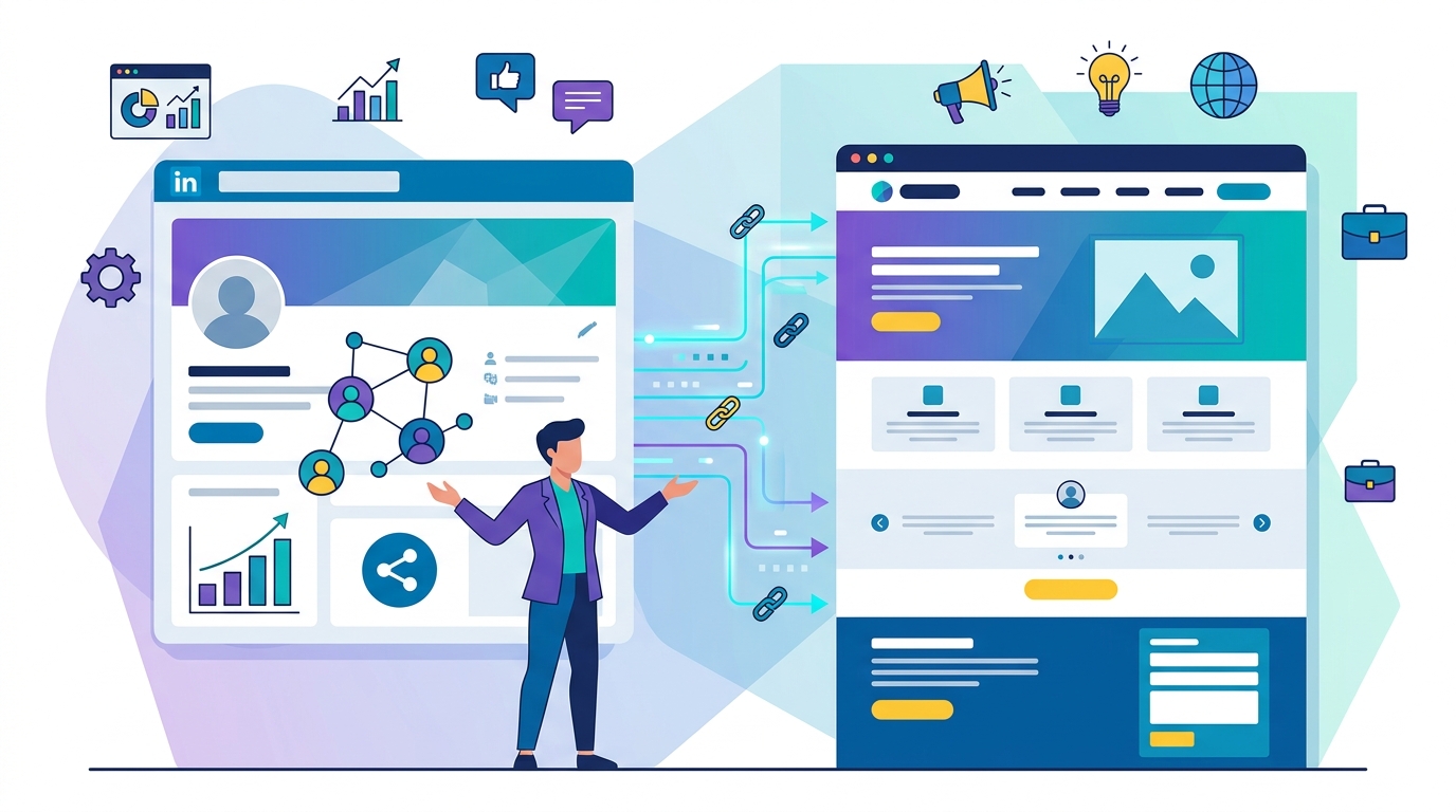 LinkedIn et Site internet performants : la combinaison gagnante pour la communication des entreprises B2B
